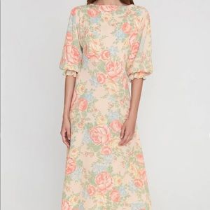 Faithful the Brand Clement Midi Dress Nadya NWOT